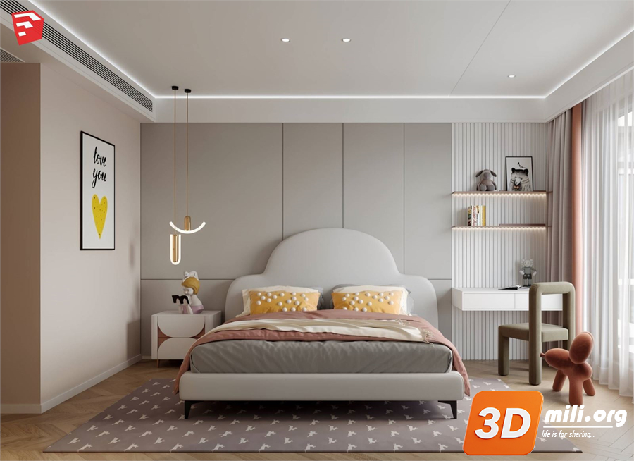 Children Room Scenes Skp FIles 